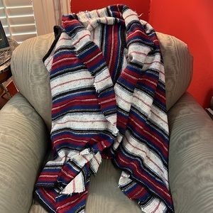 Western Blanket Sweater Vest